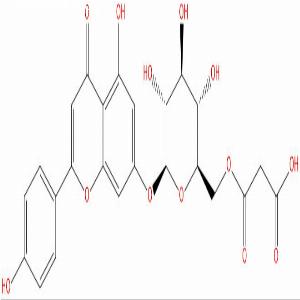 芹菜素7-O-(6”-O-丙二酸单酰)-β-D-葡萄糖苷,额