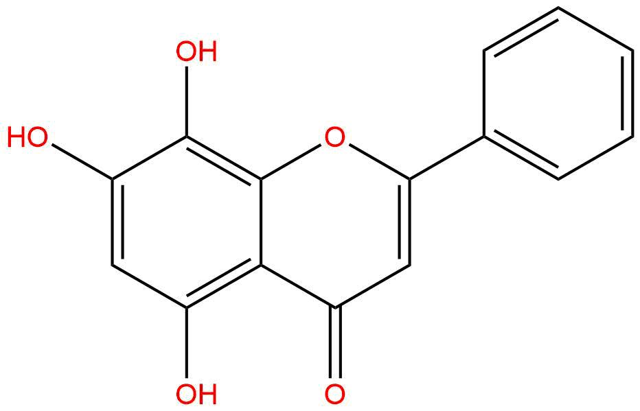 去甲汉黄芩素,5,7,8-Trihydroxyflavone
