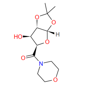 ((3AS,5R,6S,6AS)-6-羟基-2,2-二甲基四氢呋喃并[2,3-D] [1,3]二氧杂环戊烯-5-基)(吗啉代)甲酮