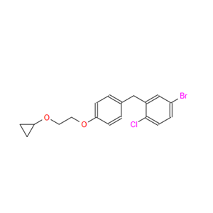 4-溴-1-氯-2-(4-(2-环丙氧基乙氧基)苄基)苯