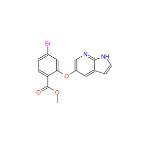 2-((1H-吡咯并[2,3-B]吡啶-5-基)氧基)-4-溴苯甲酸甲酯