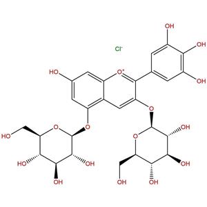 氯化飞燕草素-3,5-O-二葡萄糖苷,Delphinidin-3,5-O-diglucoside chloride