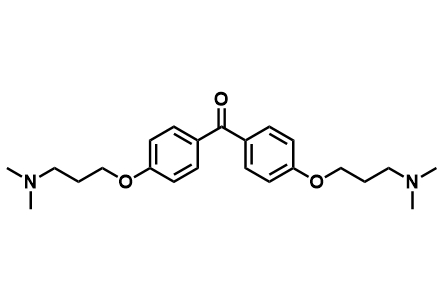 双[4-(3-二甲氨基丙氧基)苯基]甲酮,bis(4-(3-(dimethylamino)propoxy)phenyl)methanone