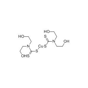 双(2-羟乙基)二硫代氨基甲酸铜(II),BIS(2-HYDROXYETHYL)DITHIOCARBAMIC ACID COPPER SALT