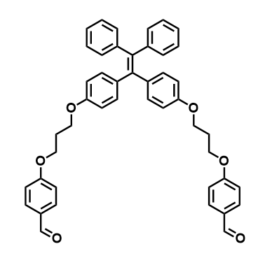 4,4'-(((((2,2-二苯基乙烯-1,1-二基)双(4,1-亚苯基))双(氧))双(丙烷-3,1-二基))双(氧))二苯甲醛,4,4'-(((((2,2-diphenylethene-1,1-diyl)bis(4,1-phenylene))bis(oxy))bis(propane-3,1-diyl))bis(oxy))dibenzaldehyde