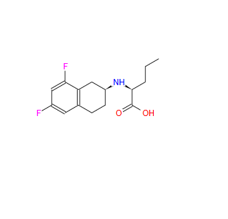 (S)-2 - (((S)-6,8-二氟-1,2,3,4-四氢萘-2-基)氨基)戊酸,L-Norvaline, N-[(2S)-6,8-difluoro-1,2,3,4-tetrahydro-2-naphthalenyl]-