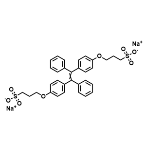 3,3′-{[(1,2-二苯基乙烯-1,2-二基)双(4,1-亚苯基)]双(氧基))双(丙烷-1-磺酸)二钠盐