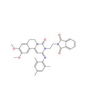 (E)-2-(2-(2-(均三甲氧基)-9,10-二甲氧基-4-氧代-6,7-二氢-2H-嘧啶[6,1-A]异喹啉-3(4H)-乙基)异吲哚啉-1,3-二酮 2级