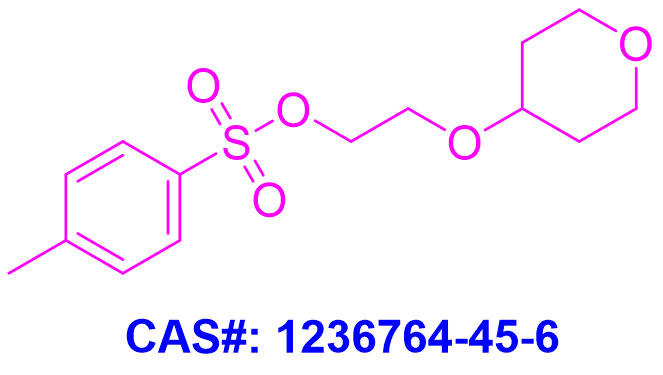 2-((tetrahydro-2H-pyran-4-yl)oxy)ethyl 4-methylbenzenesulfonate,2-((tetrahydro-2H-pyran-4-yl)oxy)ethyl 4-methylbenzenesulfonate