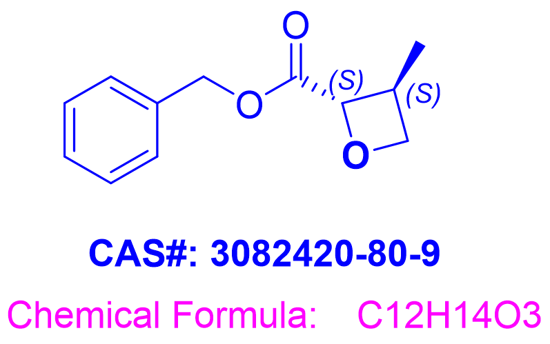(2S,3S)-3-甲基氧杂环丁烷-2-羧酸苄酯,Benzyl (2S,3S)-3-methyloxetane-2-carboxylate