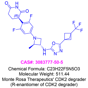 Monte Rosa Therapeutics' CDK2 degrader (R-enantiomer of CDK2 degrader)
