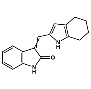 3-((4,5,6,7-四氢-1H-吲哚-2-基)亚甲基)二氢吲哚-2-酮,3-((4,5,6,7-Tetrahydro-1H-indol-2-yl)methylene)indolin-2-one