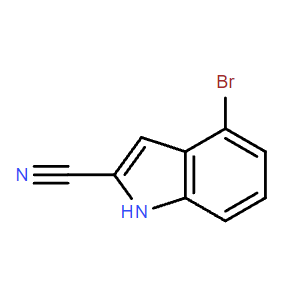4-溴-1H-吲哚-2-甲腈,4-Bromo-1H-indole-2-carbonitrile