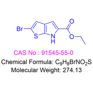 ethyl 2-bromo-6H-thieno[2,3-b]pyrrole-5-carboxylate,ethyl 2-bromo-6H-thieno[2,3-b]pyrrole-5-carboxylate