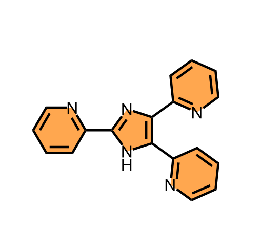 2,4,5-三(2-吡啶基)-1H-咪唑,2,4,5-TRIS(2-PYRIDYL)IMIDAZOLE