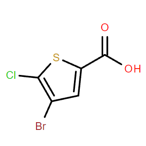 4-溴-5-氯噻吩-2-羧酸,4-Bromo-5-chlorothiophene-2-carboxylic acid