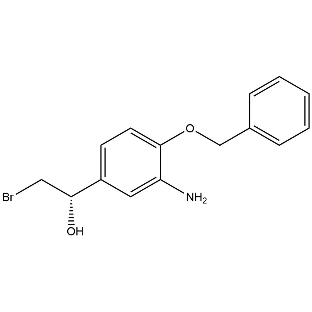 (S)-1-[3-amino-4-(phenylmethoxy)phenyl]-2-bromoethan-1-ol,(S)-1-[3-amino-4-(phenylmethoxy)phenyl]-2-bromoethan-1-ol