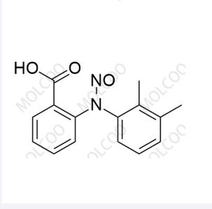 N-亚硝基甲芬那酸,N-Nitrosomethamfenic acid; 2-((2,3-dimethylphenyl)(nitroso)amino)benzoic acid