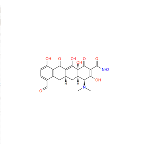 山环素杂质6 (7-甲酰山环素),2-Naftacencarboxamide, 4-(dimethylamino)-1,4,4a,5,5a,6,11,12a-octahydro-3,10,12,12a-tetrahydroxy-7-methanoyl-1,11-dioxo-, (4S,4aS,5aR,12aS)