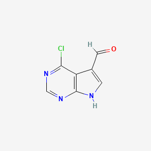 4-氯-7H-吡咯并[2,3-D]嘧啶-5-甲醛,4-Chloro-7H-Pyrrolo[2,3-D]Pyrimidine-5-Carbaldehyde