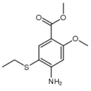 4-氨基-5-乙硫基-2-甲氧基苯甲酸甲酯,Methyl 4-amino-5-(ethylthio)-2-methoxybenzoate