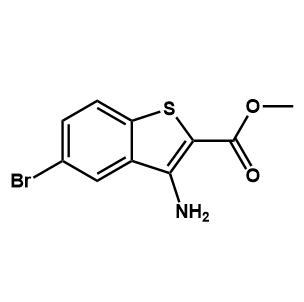 3-氨基-5-溴苯并[b]噻吩-2-羧酸甲酯,Methyl 3-amino-5-bromobenzo[b]thiophene-2-carboxylate