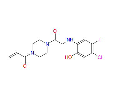 K-RAS(G12C) INHIBITOR 12,1-(4-(2-((4-chloro-2-hydroxy-5-iodophenyl)aMino)acetyl)piperazin-1-yl)prop-2-en-1-one