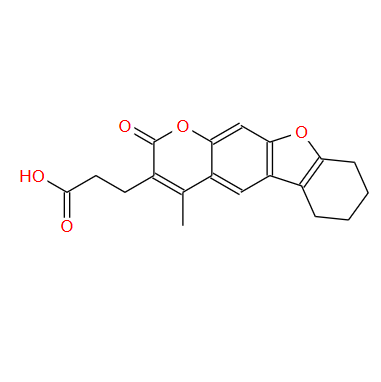 3-(4-甲基-2-氧代-6,7,8,9-四氢-2H-[1]苯并呋喃[3,2-G]苯并吡喃-3-基)丙酸,3-(4-Methyl-2-oxo-6,7,8,9-tetrahydro-2H-[1]-benzofuro[3,2-g]chromen-3-yl)propanoic acid