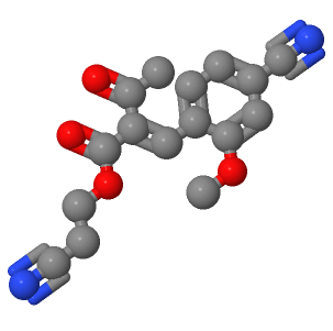 2-氰乙基2-(4-氰基-2-甲氧基亚苄基) -3-氧代丁酸酯,(Z)-2-cyanoethyl 2-(4-cyano-2-methoxybenzylidene)-3-oxobutanoate