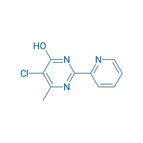 5-Chloro-6-methyl-2-(pyridin-2-yl)pyrimidin-4-ol,5-Chloro-6-methyl-2-(pyridin-2-yl)pyrimidin-4-ol