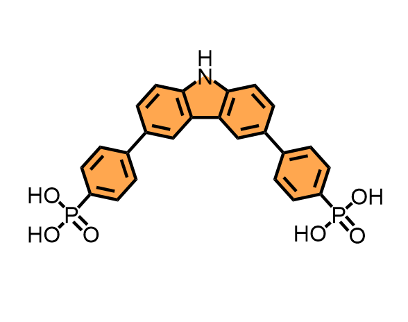 ((9H-carbazole-3,6-diyl)bis(4,1-phenylene))bis(phosphonic acid),((9H-carbazole-3,6-diyl)bis(4,1-phenylene))bis(phosphonic acid)