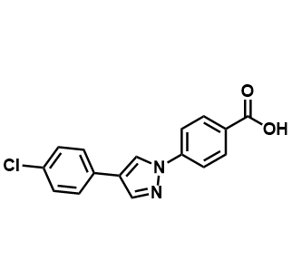 4-[4-(4-氯苯基)-1H-吡唑-1-基]苯甲酸,4-[4-(4-Chlorophenyl)-1H-pyrazol-1-yl]benzoic acid