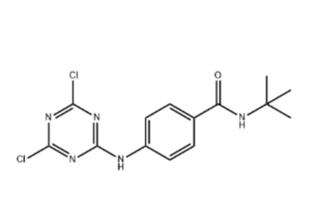 苯甲酰胺,4-[(4,6-二氯-1,3,5-三嗪-2-基)氨基]-N-(1,1-二甲基乙基),Benzamide, 4-[(4,6-dichloro-1,3,5-triazin-2-yl)amino]-N-(1,1-dimethylethyl)