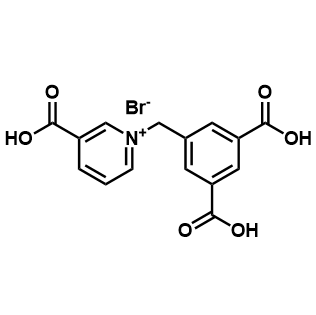 3-羧基-1-(3,5-二羧基苄基)吡啶鎓溴化物,3-carboxy-1-(3,5-dicarboxybenzyl)pyridinium bromide