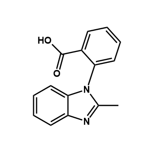 2-(2-甲基-1H-苯并[d]咪唑-1-基)苯甲酸,2-(2-Methyl-1H-benzo[d]imidazol-1-yl)benzoic acid