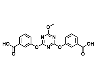 3,3'-((6-甲氧基-1,3,5-三嗪-2,4-二基)双(氧基))二苯甲酸,3,3'-((6-Methoxy-1,3,5-triazine-2,4-diyl)bis(oxy))dibenzoic acid