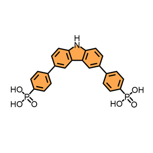 ((9H-carbazole-3,6-diyl)bis(4,1-phenylene))bis(phosphonic acid),((9H-carbazole-3,6-diyl)bis(4,1-phenylene))bis(phosphonic acid)