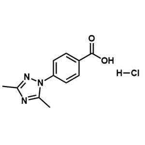 4-(3,5-二甲基-1H-1,2,4-三唑-1-基)苯甲酸盐酸盐,4-(3,5-Dimethyl-1H-1,2,4-triazol-1-yl)benzoic acid hydrochloride