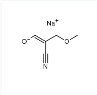2-氰基-3-甲氧基丙-1-烯-1-醇钠,2-Propenenitrile, 3-hydroxy-2-(methoxymethyl)-, sodium salt (1:1)