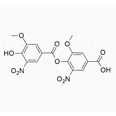 奥匹卡朋杂质22,4-((4-hydroxy-3-methoxy-5-nitrobenzoyl)oxy)-3-methoxy-5-nitrobenzoic acid