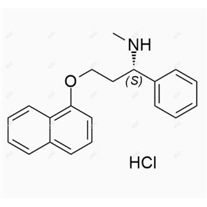 达泊西汀杂质5,(S)-N-methyl-3-(naphthalen-1-yloxy)-1-phenylpropan-1-amine hydrochloride