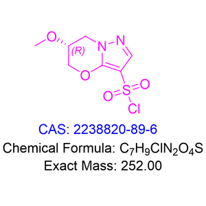 (R)-6-methoxy-6,7-dihydro-5H-pyrazolo[5,1-b][1,3]oxazine-3-sulfonyl chloride