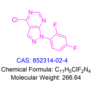 4-chloro-1-(2,4-difluorophenyl)-1H-pyrazolo[3,4-d]pyrimidine