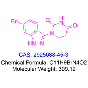 1-(6-溴-1H-吲唑-3-基)二氢嘧啶-2,4(1H,3H)-二酮,1-(6-Bromo-1H-indazol-3-yl)dihydropyrimidine-2,4(1H,3H)-dione