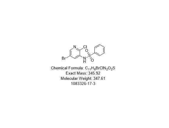 N-(5-溴-2-氯-3-吡啶基)苯磺酰胺,N-(5-broMo-2-chloropyridin-3-yl)benzenesulfonaMide