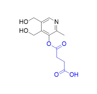 维生素B6杂质12,4-((4,5-bis(hydroxymethyl)-2-methylpyridin-3-yl)oxy)-4-oxobutanoic acid