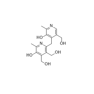 维生素B6杂质02,(5-hydroxy-2-((3-hydroxy-5-(hydroxymethyl)-2-methylpyridin-4-yl)methyl)-6-methylpyridine-3,4-diyl)dimethanol