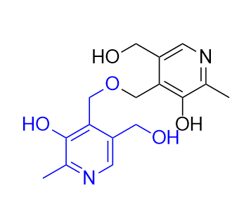 维生素B6杂质07,4,4'-(oxybis(methylene))bis(5-(hydroxymethyl)-2-methylpyridin-3-ol)