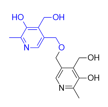 维生素B6杂质09,5,5'-(oxybis(methylene))bis(4-(hydroxymethyl)-2-methylpyridin-3-ol) dihydrochloride
