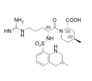 阿加曲班杂质N,(2S,4S)-4-methyl-1-(((3-methyl-1,2,3,4-tetrahydroquinolin-8-yl) sulfonyl)-D-arginyl)piperidine-2-carboxylic acid
